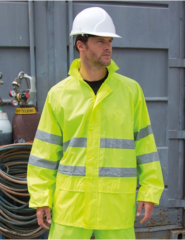 R-R216X-High Vis Waterproof Suit